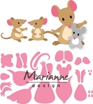 Col1437 Collectable - Eline mice family